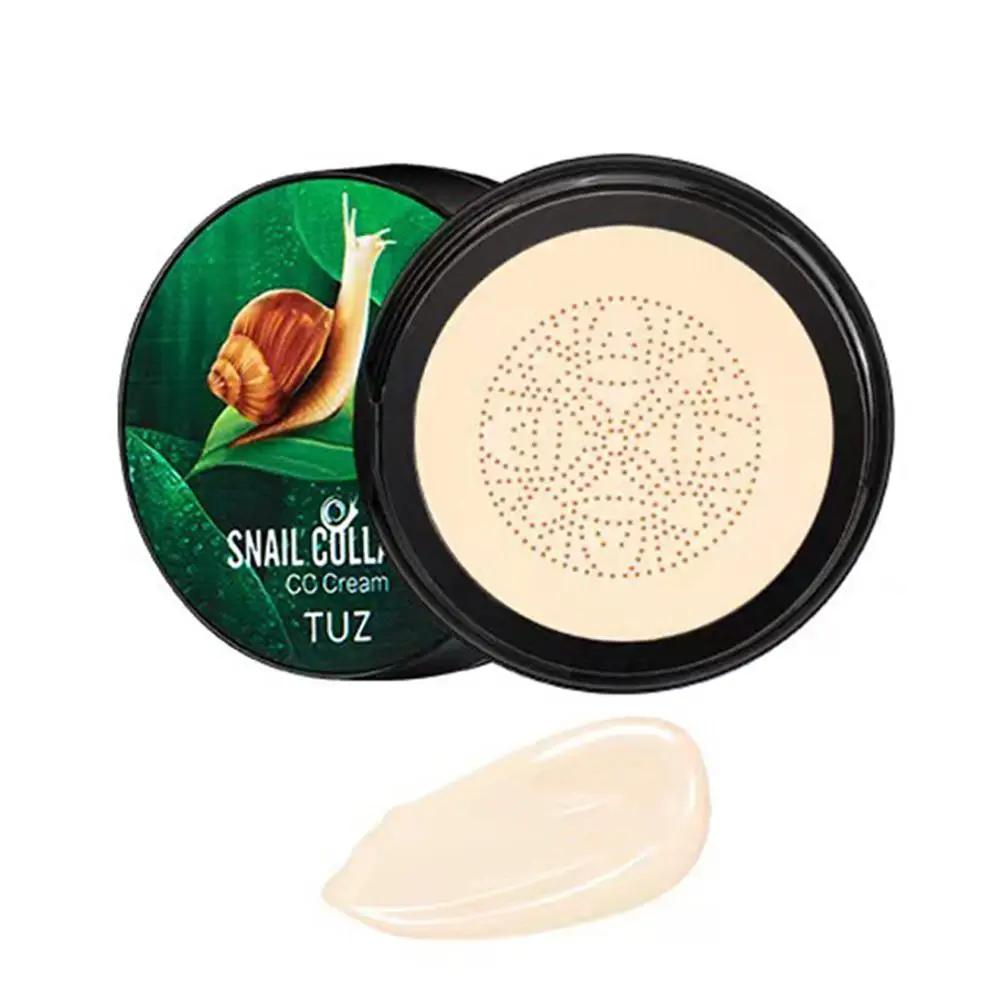 Snail Collagen CC Cream Mushroom Head Air Cushion BB Foundation Cream Liquid Wholesale Brightening Makeup Sale Concealer K6P8