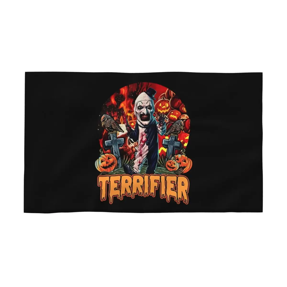 Halloween Horror Movie Terrifiers Towel Cotton Bathroom Shower Sports Yoga Towels