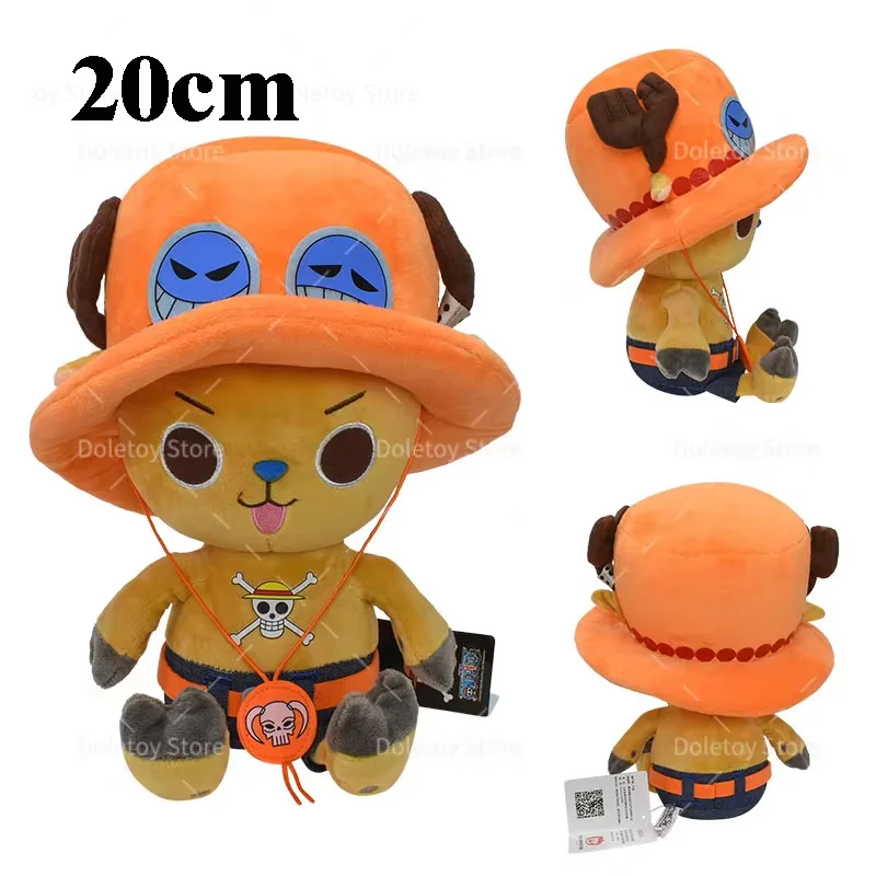 Origineel One Piece Pluche Speelgoed Gear 5 Luffy Sanji Brook Tony Chopper Zachte Knuffel Dieren Kinderen Echte Anime Cadeau
