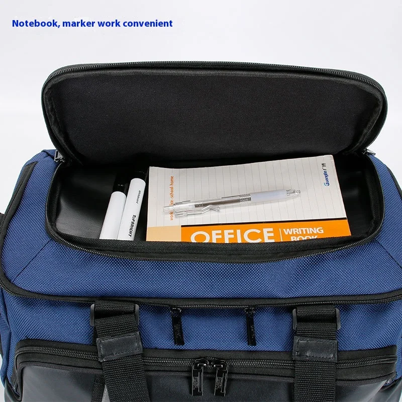 Wholesale Large Thickened Canvas Tool Kit Bag Multi-Functional Portable Men's Wear-Resistant Zipper Case Special Purpose Tool