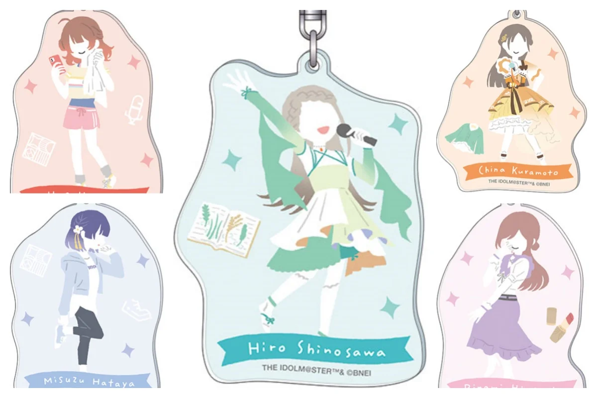 НОВЫЙ-ГОРЯЧИЙ-аниме-idolm-@-ster-акриловый-брелок-подвеска-сумка-автомобильный-брелок-аксессуары-телефон-акриловые-брелоки-Декор-подарок-6-см