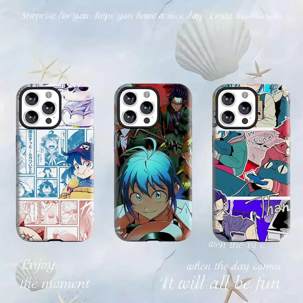 Добро пожаловать в Demon School Iruma-kuns Чехол для телефона 2-в-1 глянцевый корпус для iPhone 17 16 e 15 14 13 12 11 Pro Max Plus mini XS
