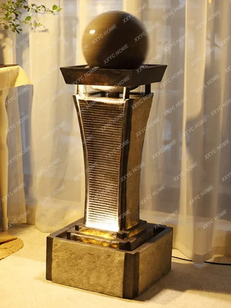 NNTransshipment Ball Flowing Water Fountain Living Room Landing Office Company Ornament