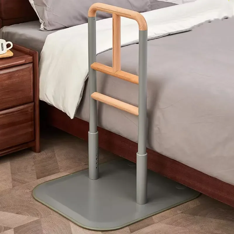 Solid Wood Bedside Armrest for Elderly Pregnant Women Bathroom Safety Rail Sofa Sitting Aid Toilet Support Handle Household