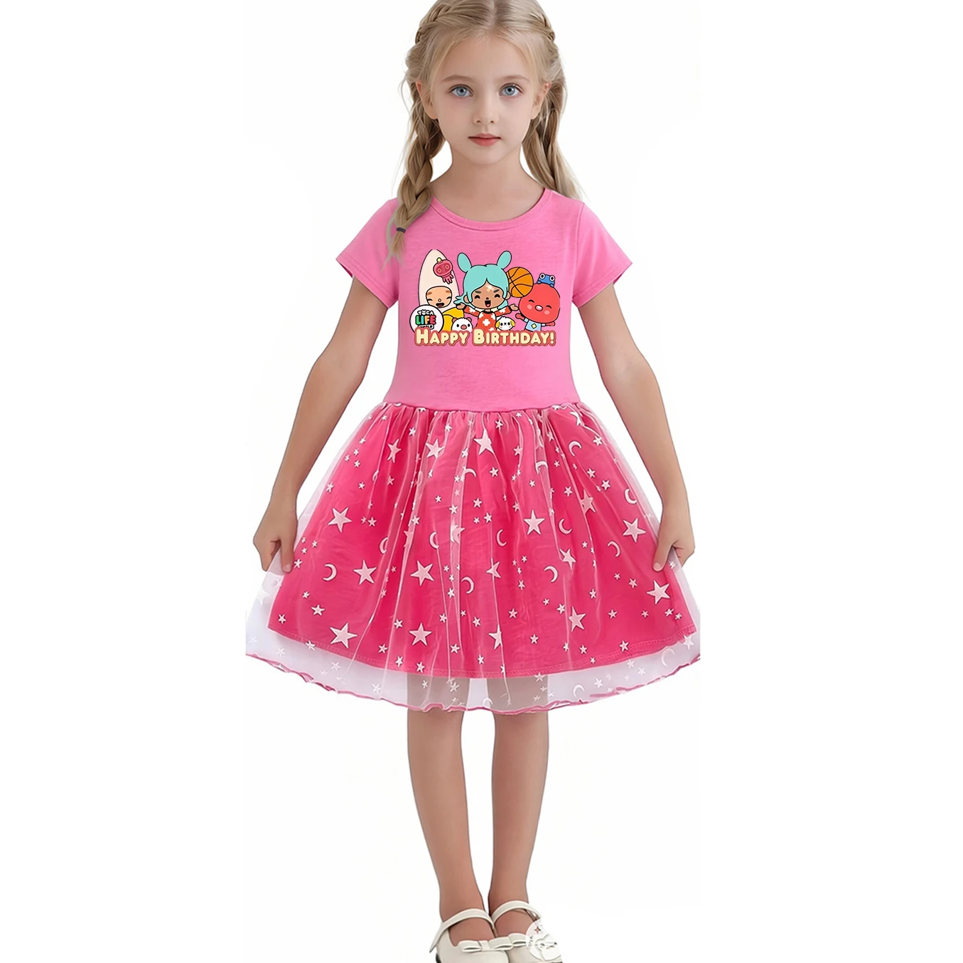 Toca Life Flower Dress Up Girls Costume for Children Clothing Children's Costumes 2026  Kids Clothes Girls Dresses Summ