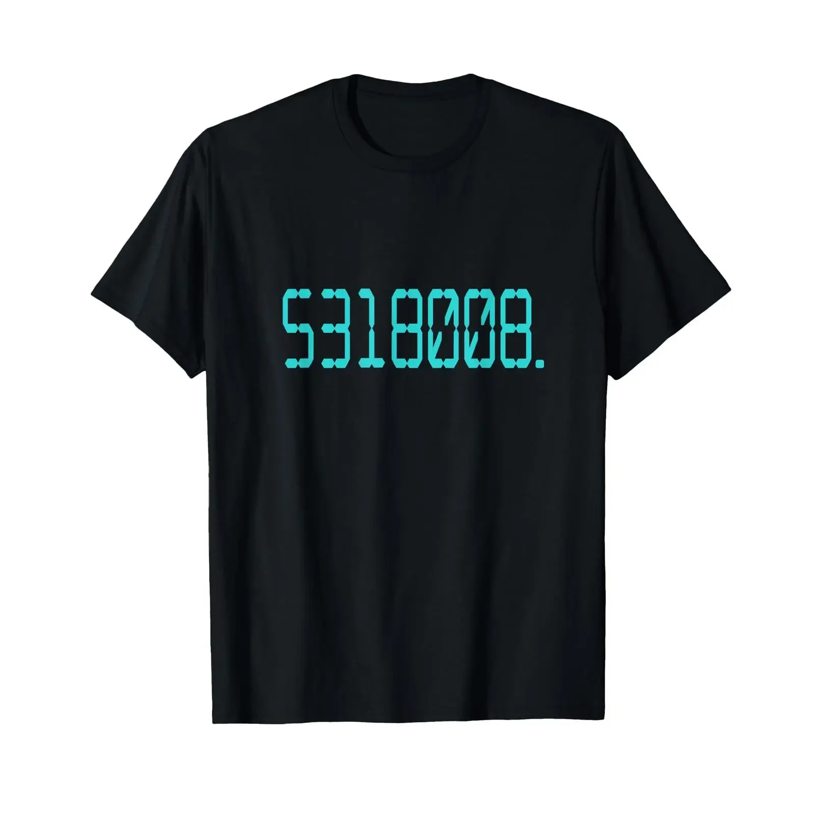 5318008 Funny Calculator Message T Shirt vintage Washed Soft streetwear Top For Everyday Wear homme Slightly fashion Casual