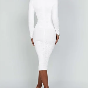 Langarm -Körperkleid für Frauen, sexy weibliche Nachtkleid, Quadratschalter, Herbst und Winter 10 Hauptverkaufskleider - №10