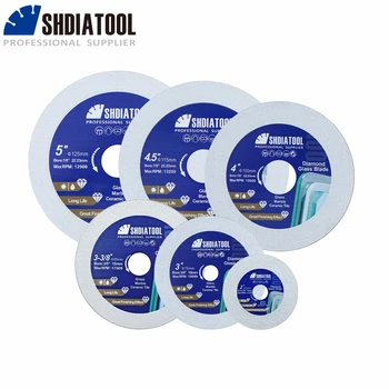 SHDIATOOL 1 szt. Diamentowa tarcza tnąca 50/75/85/100/115/125mm do szkła Jadeitowy kryształ marmurowy płyta szlifierska obcinacz do płytek