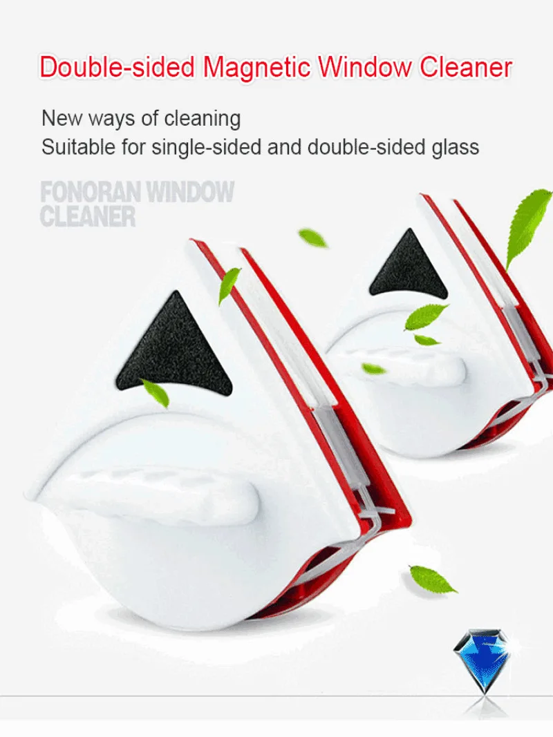 

High-rise double-sided magnetic window wiper household multi-function double-layer insulating glass