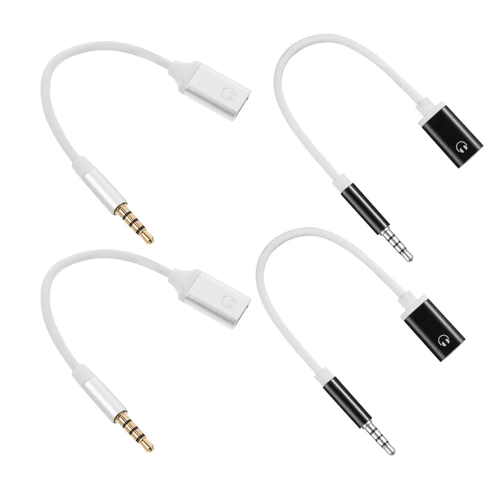 4Pcs Type-C to Headphone Jack Adapter 3.5mm Audio Converter High-Fidelity Sound Sturdy Metal Build Plug-and-Play Compatible with