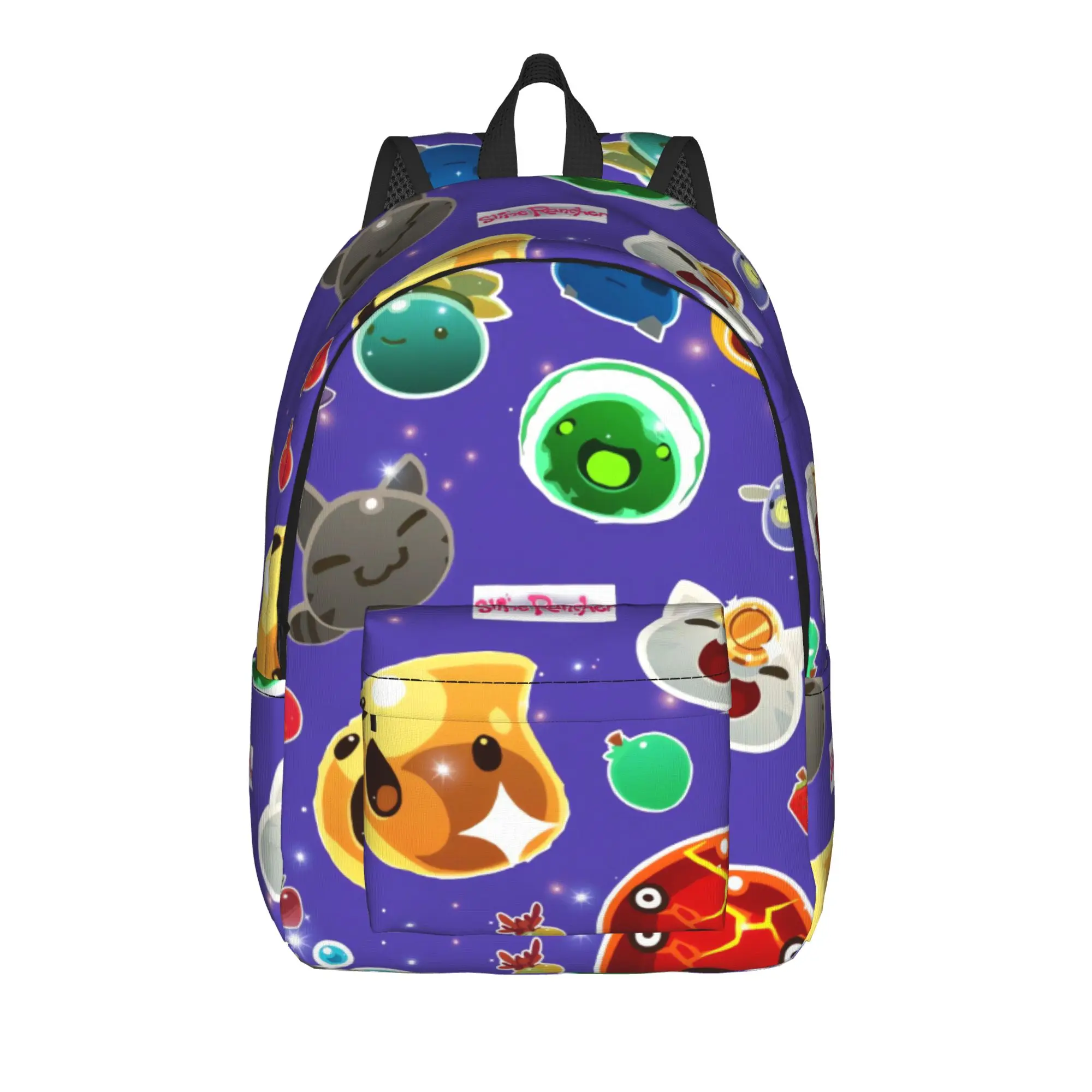 Vibrant Crowd Slime Rancher(1) Backpack Unisex  Soft Backpacks Polyester Cool School Bags Outdoor Colorful Rucksack