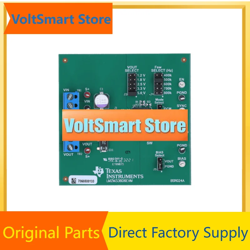 VoltSLMZM33606EVM Power Module Evaluation Board - 3.5V-36V Input, 1V-20V Output, 6A Current