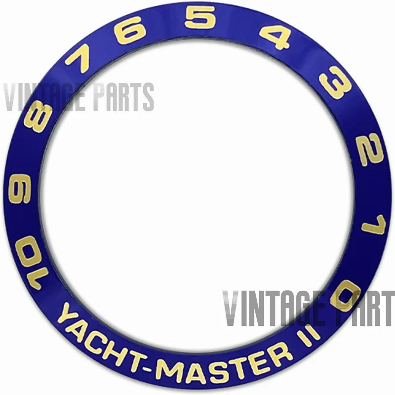 38mm aluminum slope yacht master bezel insert fit for Rolex YM watch