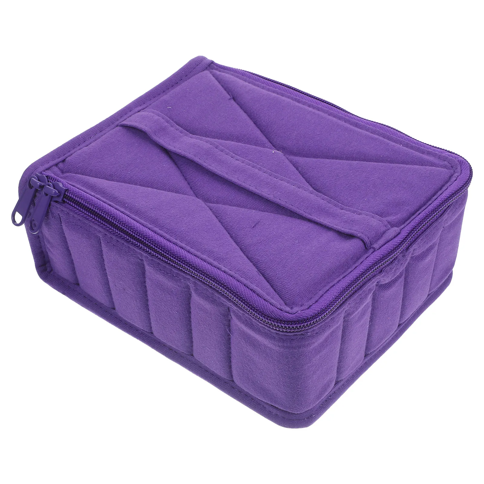 

Essential Oil Storage Bag Aromatherapy Organizer Travel Size Toiletries Holder Waterproof Fabric for Bottles Nail Polish