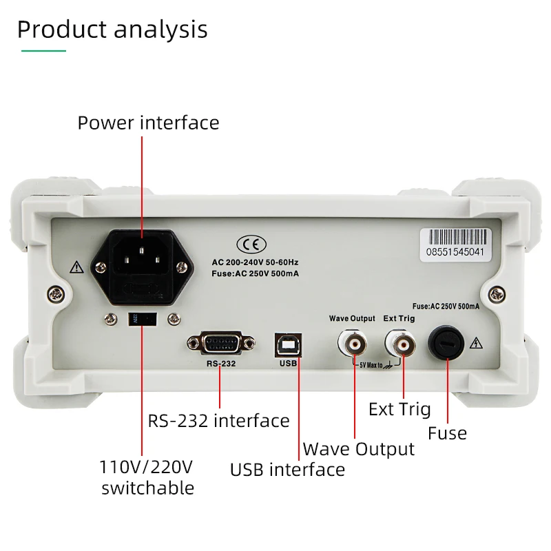 East Tester ET3255 multimetro digitale Desktop 220000 conteggi DCV ACV DCI ACI Tester cinque e mezza cifre funzione matematica multipla