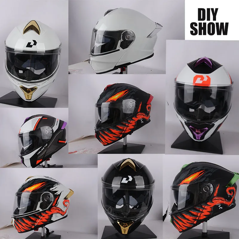 Motorcycle Helmet Rear Spoiler Replacement for Uchoose 900 series Tail Parts & Accessories modular helmet  flip-up helmet