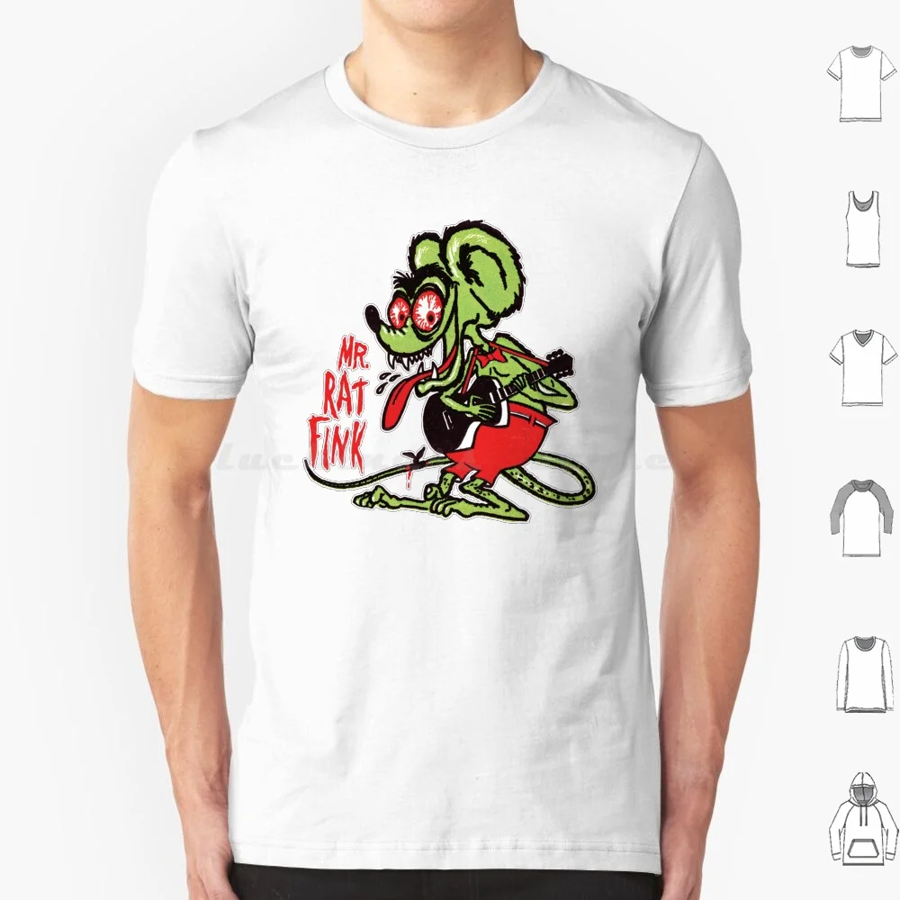 Mr. Rat Fink T Shirt Cotton Men Women DIY Print Rat Fink Mr Rat Fink Weirdo Kustom Kulture Hotrod 1960s Vintage Monster
