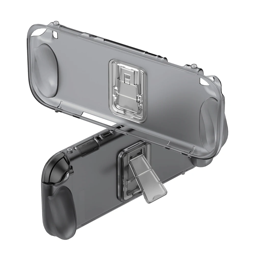 Ergonomische Schutzhülle mit Halterung, sturzsicherer Gehäuseschutz, leichte, weiche Handkonsolenschale als Geschenk für Freunde