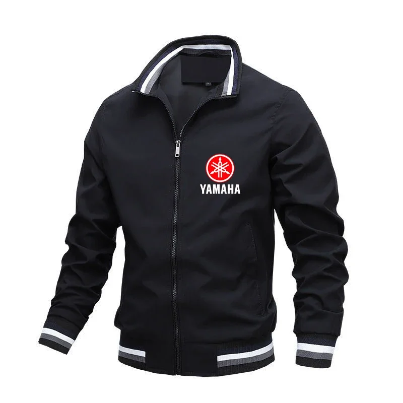 New Jackets Yamaha Clothing Men\'s Motorcycle Racing Jacket Casual Harajuku Windbreaker Bomber Jacket Yamaha Men Biker Jacket