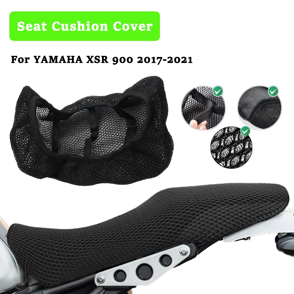 

Для YAMAHA XSR900 XSR900 2017-2021 чехол на сиденье мотоцикла 3D эластичный дышащий термостойкий противоскользящий защитный коврик