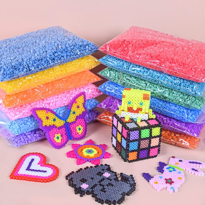 

5,0 мм Perler Fuse Beads DIY Craft Toys, Tangram Jigsaw Puzzle Beadbond Hama Beads Pixel Puzzle Pegboard Детское образование Gifr