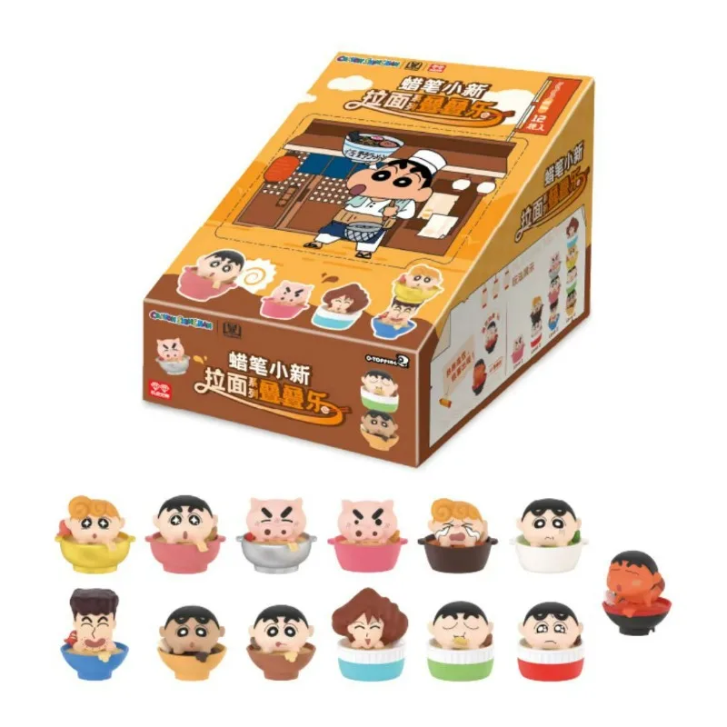 

Карандаш Шинчан, слепая коробка, игрушки, серия рамэн, штабелирование, игра, тайная сумка, кавайная мини-фигурка, кукла, игрушка, коллекционные украшения