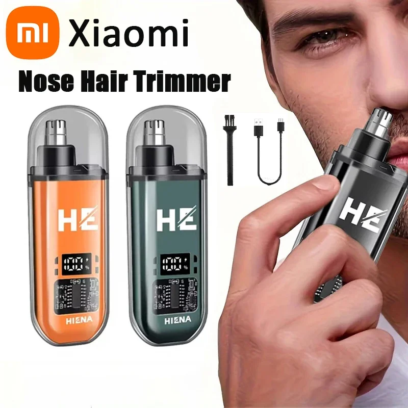 Xiaomi MIJIA-cortador de pelo eléctrico portátil para nariz, Mini recortador de pelo de bolsillo para nariz, orejas, cejas, recargable, indoloro