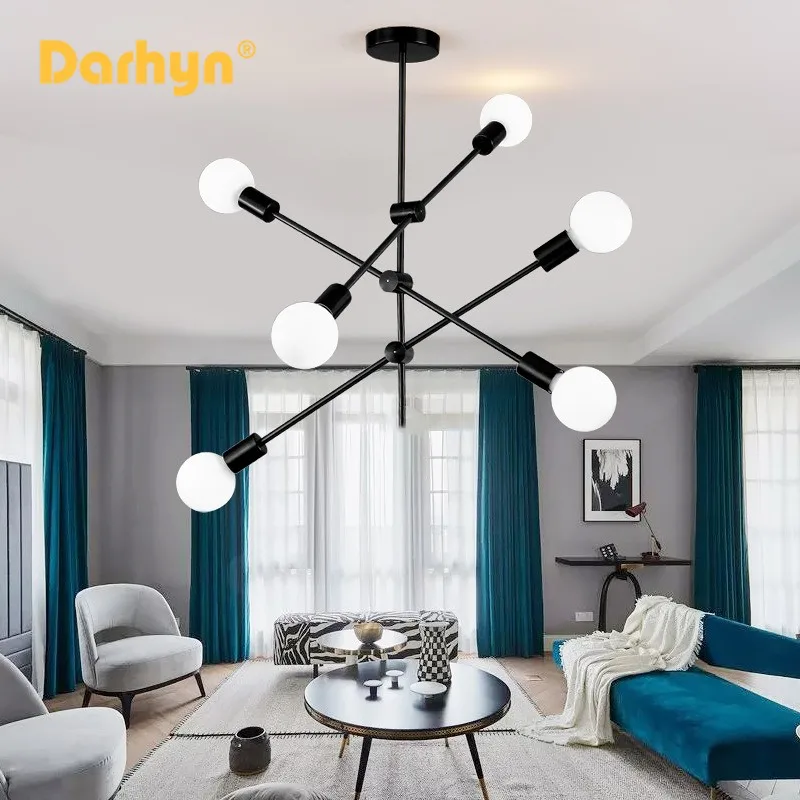 Scandinavian Modern Light Luxury Chandelier Home Personality Creative Bedroom Dining Room Lights Magic Bean Living Room Lights