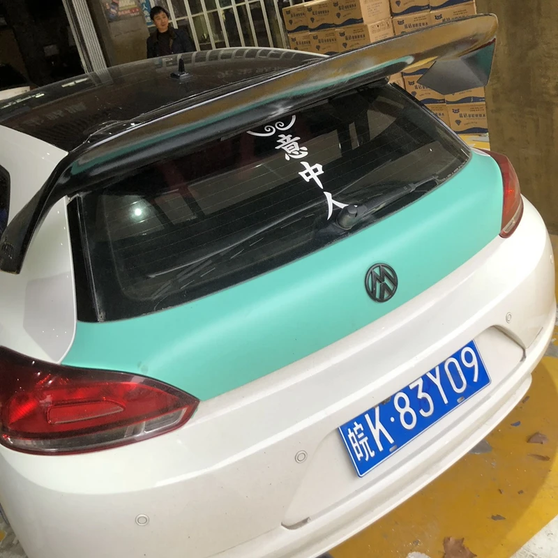 For Volkswagen Scirocco High Quality FRP Material Primer Color Car Rear roof Lip Wing spoiler Aspec style 2010-2018