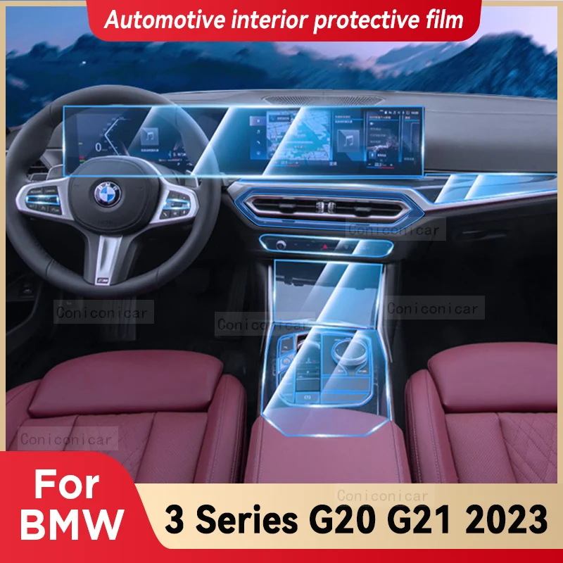 

For BMW 3 Series 2023 Car GPS Navigation screen, center console screen,Car interior TPU protective film Anti - film Accessories