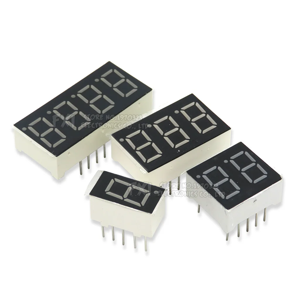 5PCS 0.4inch LED display 7 Segment 2 Bit 3 Bit 4 Bit Digit Tube Red Common Cathode / Anode Digital 0.4 inch led