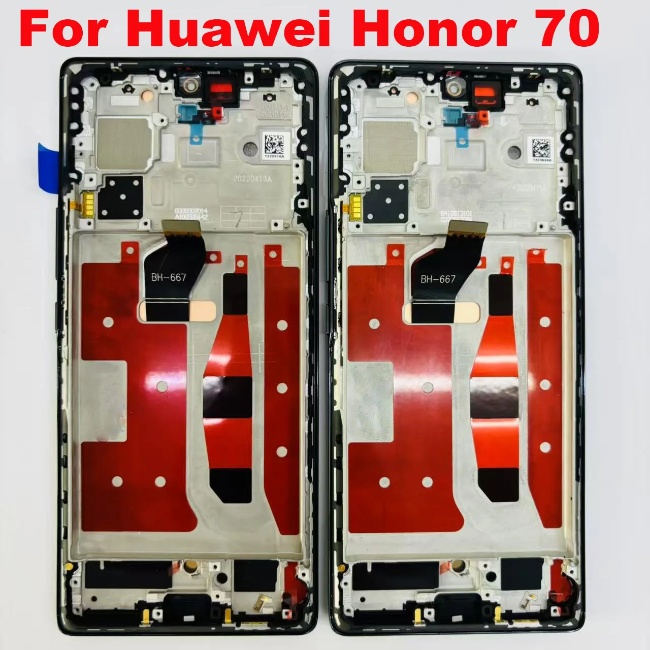 

Оригинальный 6,67 "100% тест AAA для Huawei Honor 70, ЖК-экран, сенсорная панель, дигитайзер для Honor 70, рамка экрана в сборе