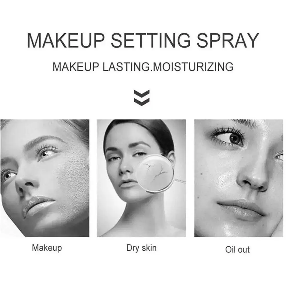 Makeup Setting Spray Moisturizing Hydrate Lasting Make Beauty Natural Quick Up Face Refreshing Matte Fixer Control Oil Cosm O7E6