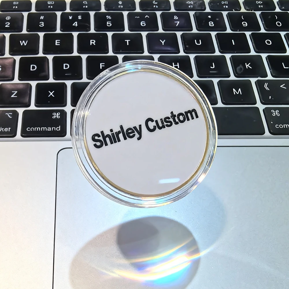 

Shirley Custom 10pcs/lot 4cm laser engraving DIY sandblast zinc ally commenmorative coins and medals custom gift