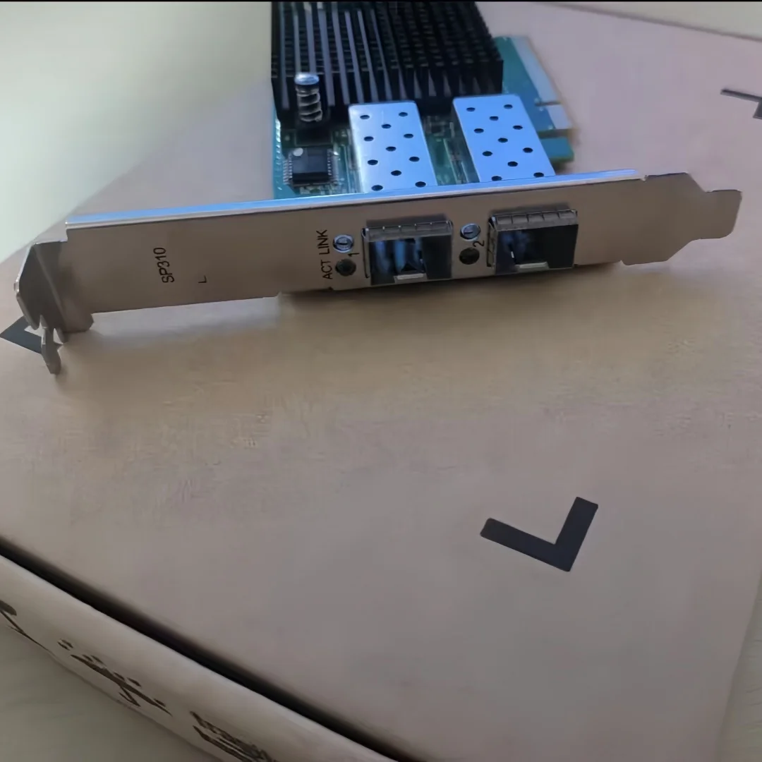 Original 10Gb NIC Network Card X520-DA2(E10G42BTDA) 82599 SP310 Network Card SFP+AOC 5M Server