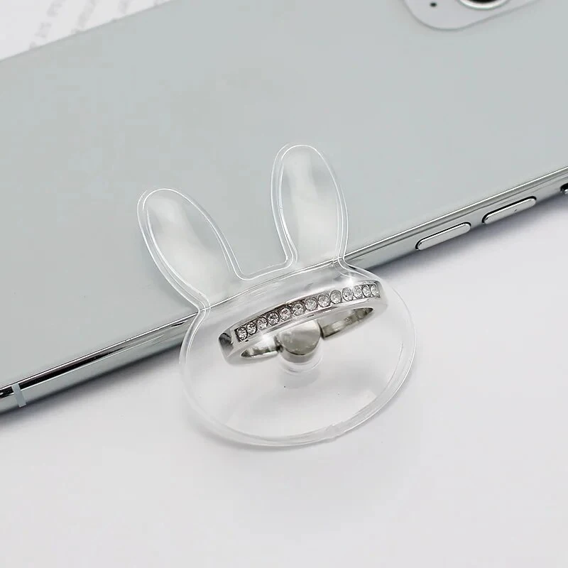 Universal Transparent Finger Ring Handy Smartphone Ständer Halter Für iPhone 12 Xiaomi Samsung Smart Telefon Auto Halterung Ständer – Detail 4