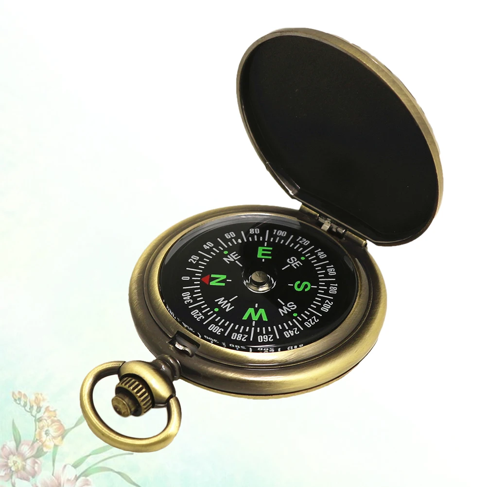 

Pocket Watch Compass Metal Useful Vintage Functional for Outdoor Activities Endurable