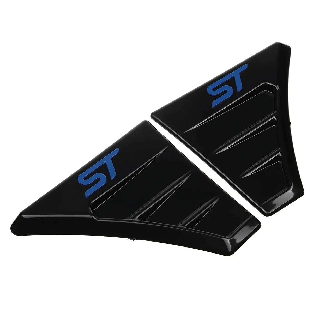 ST Style Car Side Wing Fender Door Air Flow Grill Intake Vent Trim Side Vent Fender Decor Sticker For Ford For Focus MK3 ABS