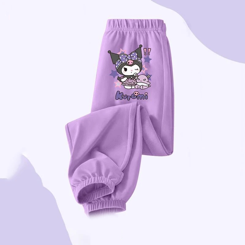 

Sanriou Mosquito-Repellent Pants Kuromi Sports Pants My Melody Trousers Cotton Summer Boy Girl Clothing Cartoon Festival Gift