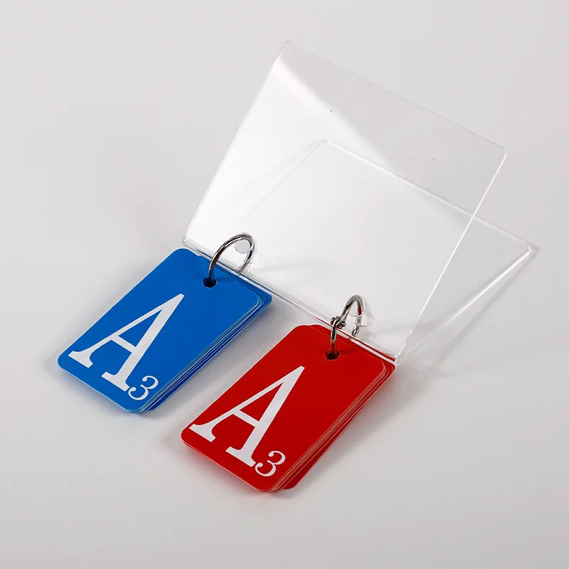 Transparant acryl enkelcijferig scorebord professionele sportcompetitie mini desktop scorebord multifunctionele flop