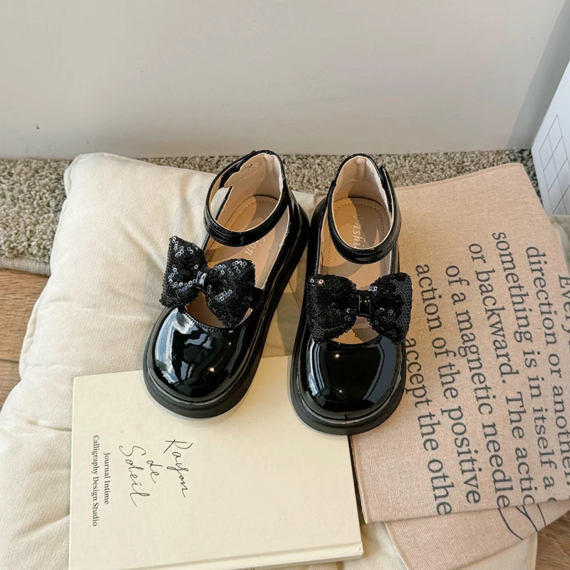 Mary Janes Cross-Tied Platform pour filles, Lolita Sweet, Chaussures en cuir pour enfants, 26-36, Belle mode, Chaussures à glissière pour enfants, Automne