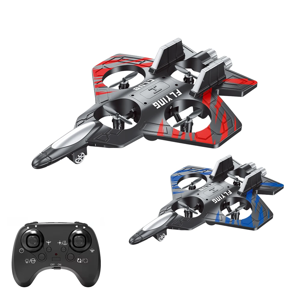 CZ01 Gliding Flying Helicopter Remote Control Aircraft 2.4G Stunt Remote Control Foam Fighter Toy For Adult Gift