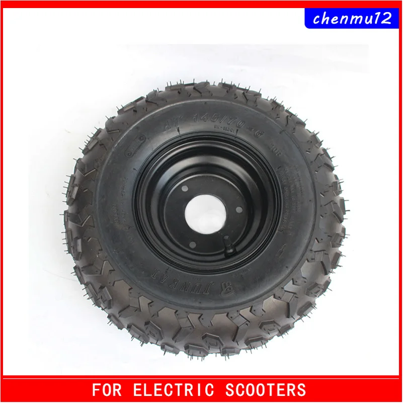 145/70-6 Tyre with Rim 6 Inch Wheel Tire ATV Wheels For Suzuki LT50 49cc 50cc 110cc Electric  Scooter Buggy Go kart Parts