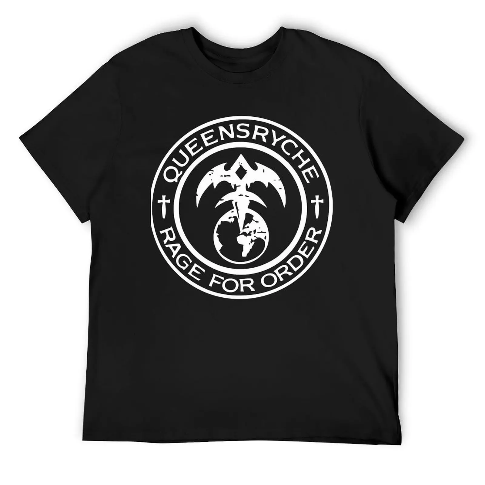 

Best Selling - Queensryche Rage For Order Album Classic T-Shirt oversized graphic tee man clothes T-shirts for men cotton