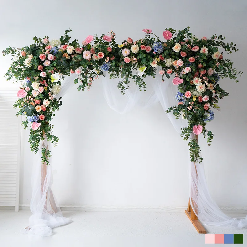garden Mori wall hanging flower row floral arch, simulated flower fake flower window wall hanging