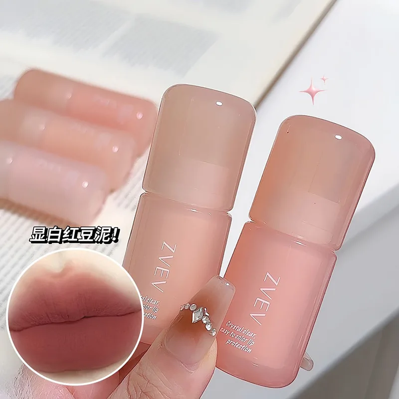 ลิปกลอสเนื้อแมทติดทนนานกันน้ำลิปสติกเพิ่มความชุ่มชื้นให้ริมฝีปากสีลิปทินท์บำรุงริมฝีปากแต่งหน้าความงามแต่งหน้า