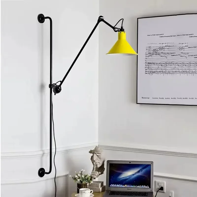 

Retro Rotating Wall Lamp Suitable for Home Decoration Living Room Bedroom Desk Wall Lamp Indoor Lighting Lusters Luminaires