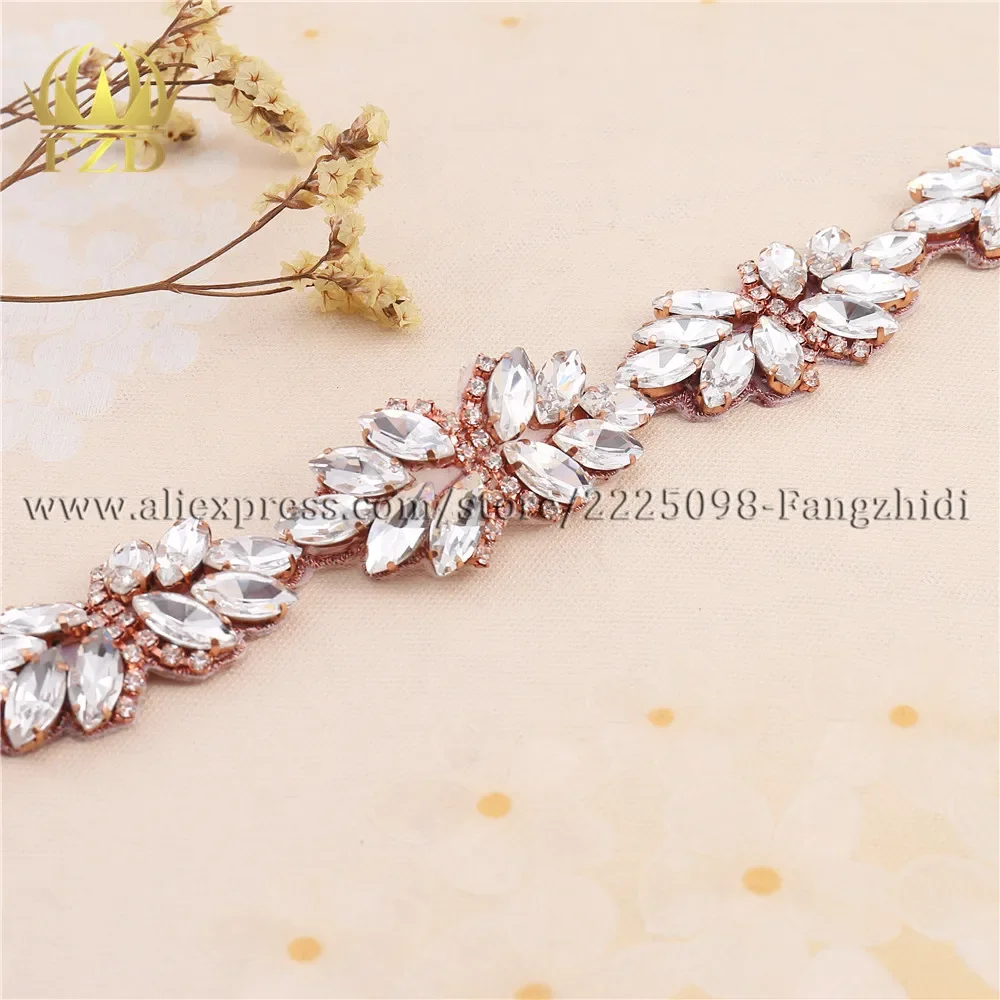 (1yard) Hot Fix Sew on Silver Beaded Crystal Trims Rhinestones Fashion Chain Trim for Wedding Dress or Sash Apply for Crafts