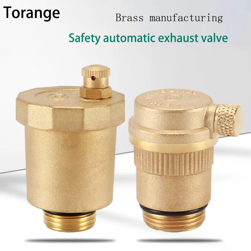 Brass automatic exhaust valve 1/2inch 3/4inch 1 inch heating and air conditioning tap water pipe vent valve DN15DN20DN25