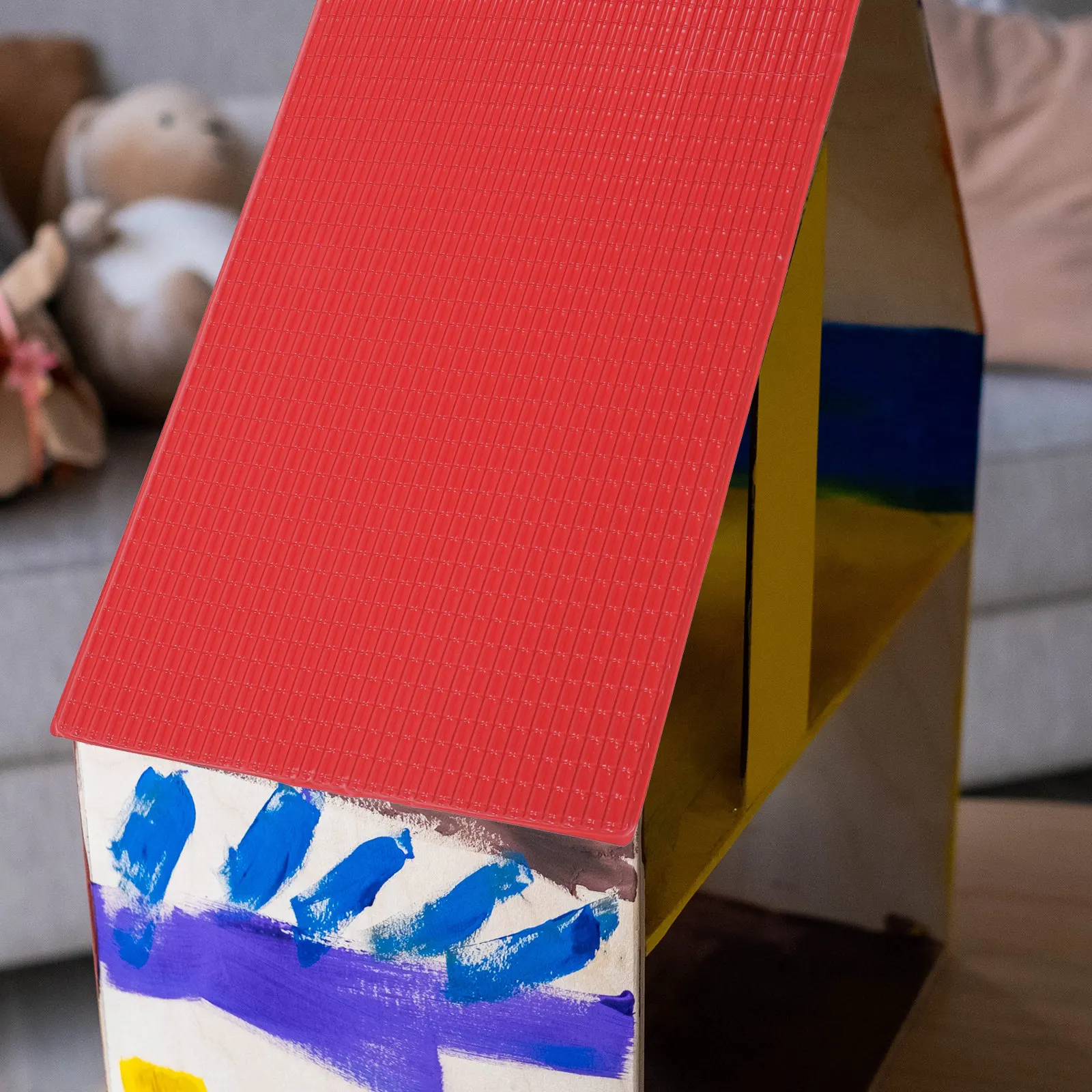 

Mini Roof Tile Sheet 1 25 Scale PVC Lifelike Simulation Roof Surface for DIY Mini House Sand Table Decor House Tile